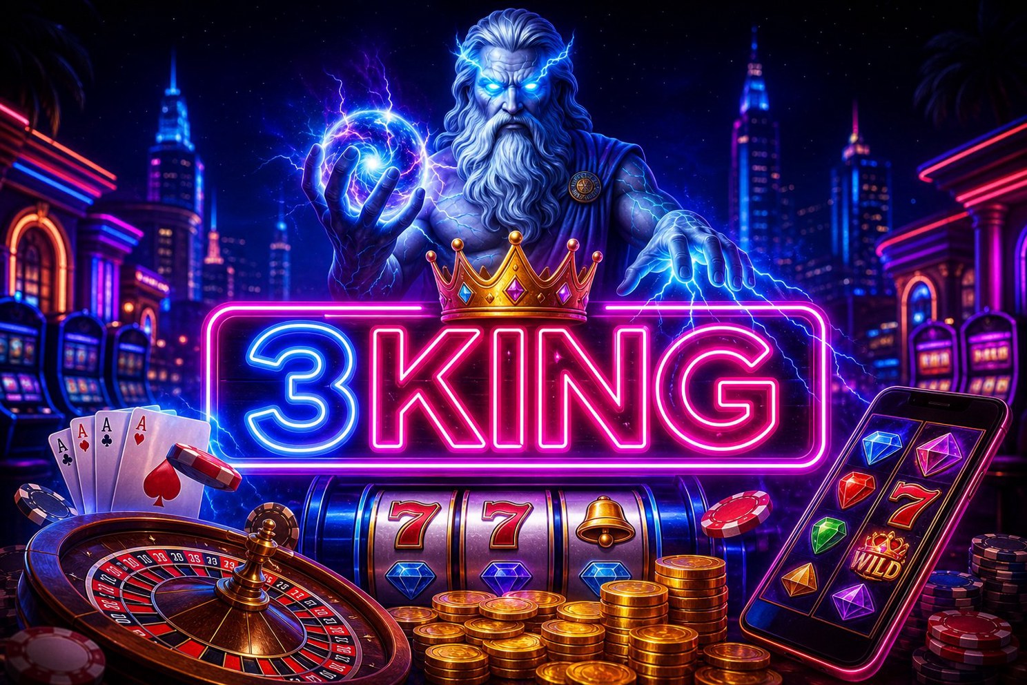 Phân loại game 3KING với bốn thể loại bắn cá, quay số, game bài và mini game